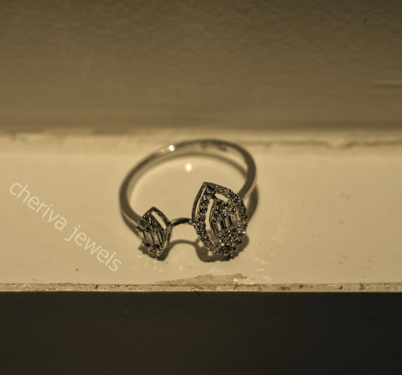 Round Cut Lab Diamonds Engagement Ring
