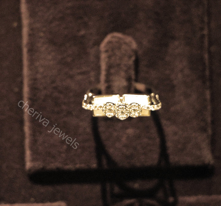 Victorian Two Row Ring