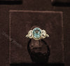 Oval Cut Gemstone Halo Engagement Ring - Cheriva Jewels