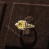 Art Deco Yellow Gemstone Engagement Ring - Cheriva Jewels