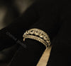 14K Lab Diamond Full Eternity Wedding Band