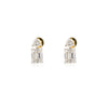 Emerald Cut Lab Grown Diamond Studs