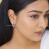 Round Cut Lab Diamond Square Hoop Earrings - Cheriva Jewels