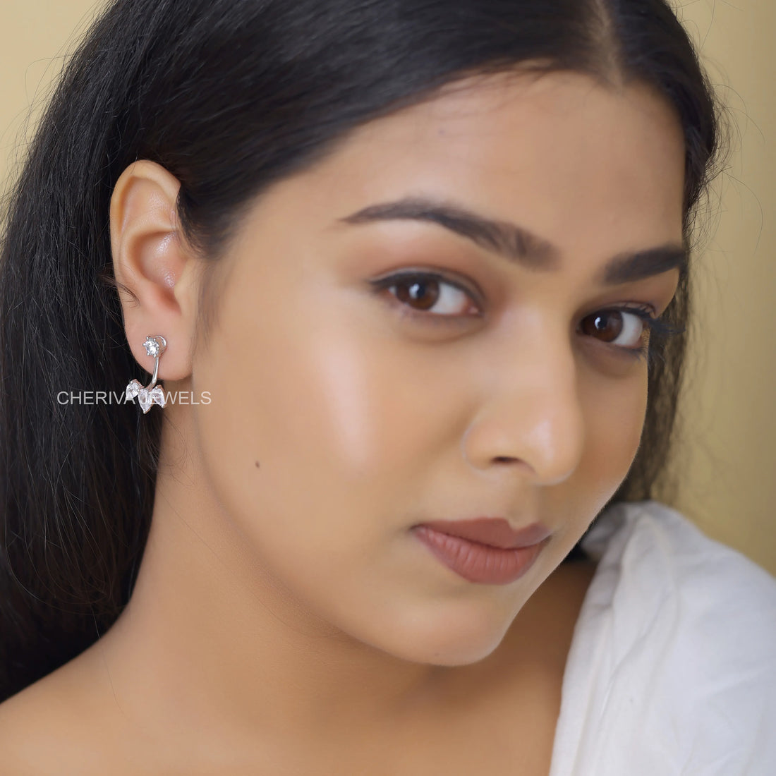 Pear Cut Lab Diamond Drop Earring