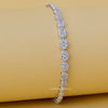 Heart Shaped Lab Diamond Bracelet For Her