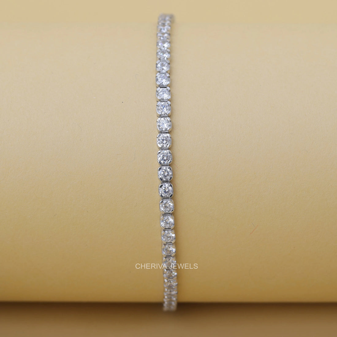8 Carat Round Diamond Tennis Bracelet