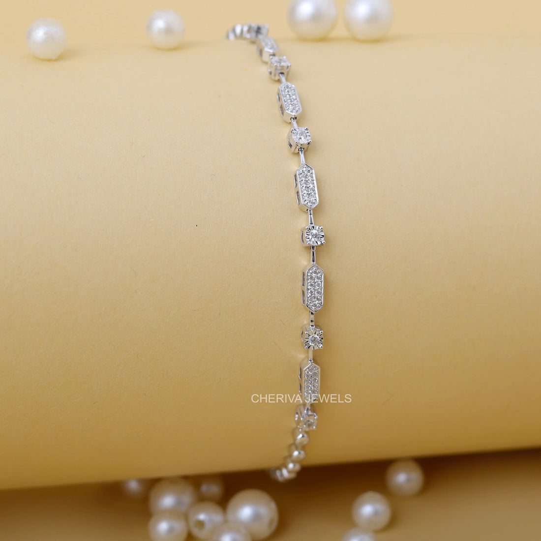 Round Diamond Bracelet For Women