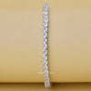 8.2 Carat Heart Shaped Diamond Bracelet