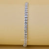 6.6 Carat Emerald Cut Lab Diamond Tennis Bracelet