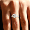 Oval Cut Lab Grown Diamond Solitaire Engagement Ring