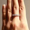 IGI certified marquise cut diamond ring.
