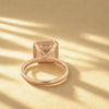 Buy diamond ring crafted in bezel setting.
